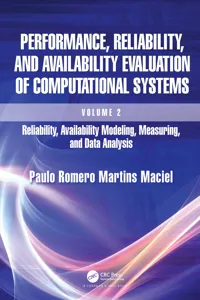 Performance, Reliability, and Availability Evaluation of Computational Systems, Volume 2_cover