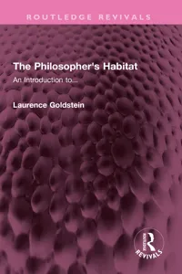 The Philosopher's Habitat_cover