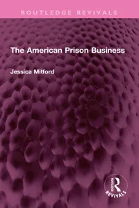 The American Prison Business_cover