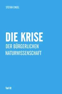 Die Krise der bürgerlichen Naturwissenschaft_cover