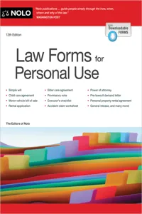 Law Forms for Personal Use_cover