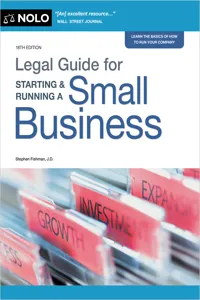 Legal Guide for Starting & Running a Small Business_cover
