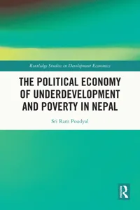 The Political Economy of Underdevelopment and Poverty in Nepal_cover