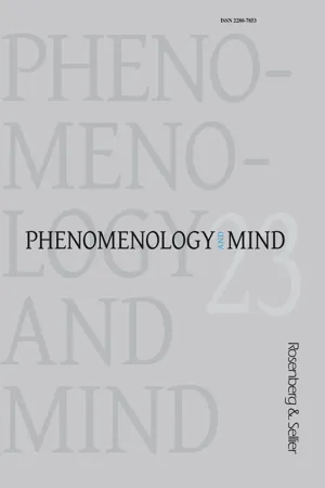 Phenomenology and Mind 23