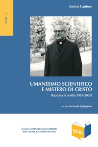 Umanesimo scientifico e mistero di Cristo_cover