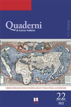 Quaderni di Scienze Politiche 22 | 2022