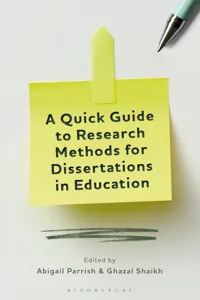 A Quick Guide to Research Methods for Dissertations in Education_cover