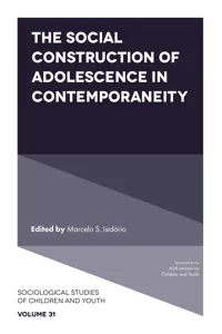 The Social Construction of Adolescence in Contemporaneity_cover