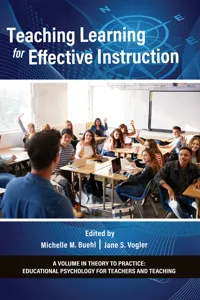 Teaching Learning for Effective Instruction_cover