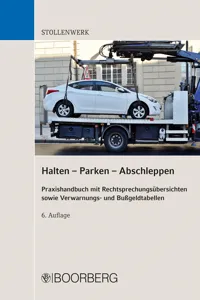 Halten - Parken - Abschleppen_cover