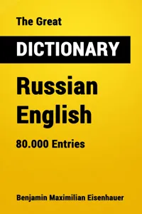 The Great Dictionary Russian - English_cover