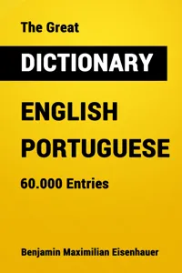 The Great Dictionary English - Portuguese_cover