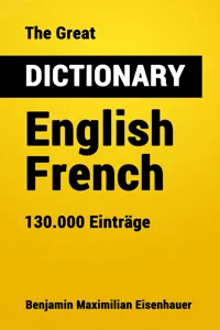 The Great Dictionary English - French_cover