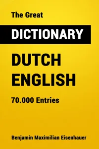 The Great Dictionary Dutch - English_cover