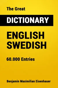 The Great Dictionary English - Swedish_cover