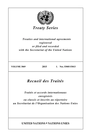 Treaty Series 3069 / Recueil des Traités 3069