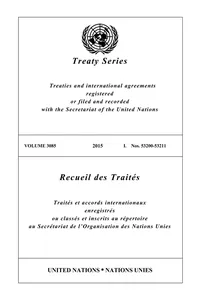 Treaty Series 3085 / Recueil des Traités 3085_cover