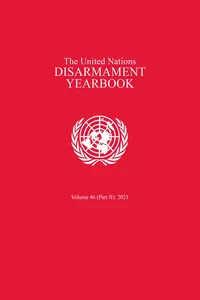United Nations Disarmament Yearbook 2021: Part II_cover