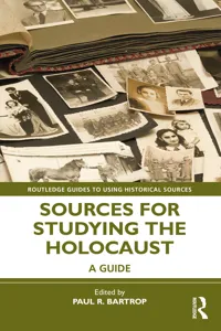 Sources for Studying the Holocaust_cover