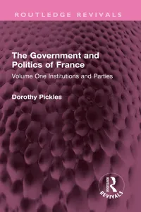 The Government and Politics of France_cover