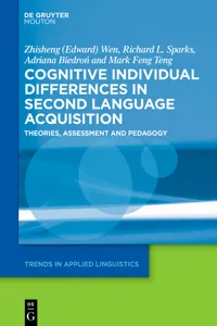 Cognitive Individual Differences in Second Language Acquisition_cover