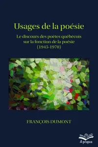 Usages de la poésie_cover