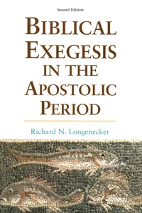 Biblical Exegesis in the Apostolic Period_cover