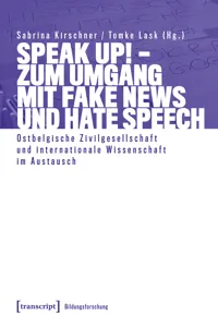 Speak Up! - Zum Umgang mit Fake News und Hate Speech_cover