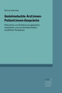 Gedolmetschte Ärzt:innen-Patient:innen-Gespräche_cover