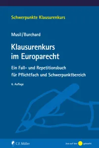 Klausurenkurs im Europarecht_cover