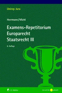 Examens-Repetitorium Europarecht. Staatsrecht III_cover
