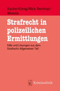 Strafrecht in polizeilichen Ermittlungen_cover