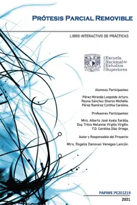 Prótesis Parcial Removible: Libro Interactivo de Prácticas_cover