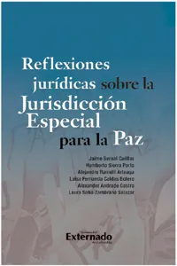 Reflexiones jurídicas sobre la Jurisdicción Especial para la Paz_cover