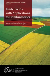 Finite Fields, with Applications to Combinatorics_cover