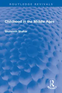 Childhood in the Middle Ages_cover