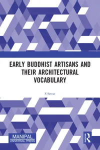 Early Buddhist Artisans and Their Architectural Vocabulary_cover