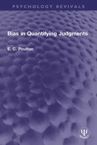 Bias in Quantifying Judgments_cover
