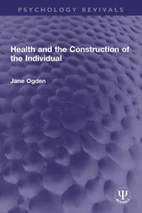 Health and the Construction of the Individual_cover