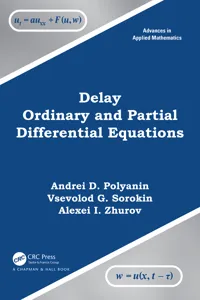 Delay Ordinary and Partial Differential Equations_cover