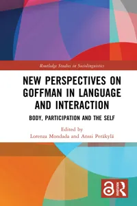 New Perspectives on Goffman in Language and Interaction_cover