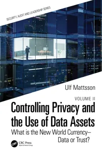 Controlling Privacy and the Use of Data Assets - Volume 2_cover