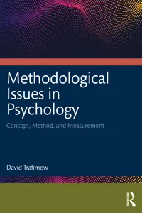 Methodological Issues in Psychology_cover