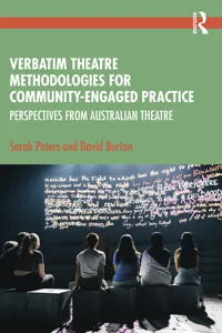 Verbatim Theatre Methodologies for Community Engaged Practice_cover