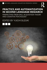 Practice and Automatization in Second Language Research_cover