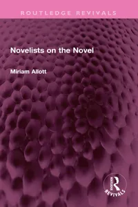 Novelists on the Novel_cover