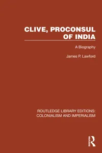 Clive, Proconsul of India_cover