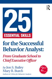 25 Essential Skills for the Successful Behavior Analyst_cover