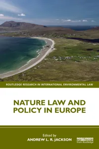 Nature Law and Policy in Europe_cover