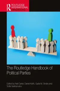 The Routledge Handbook of Political Parties_cover